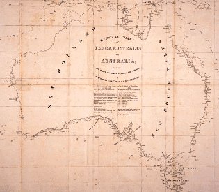 Flinder's Map of Australia